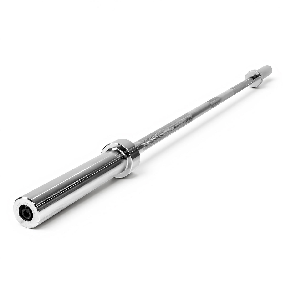 CAP 28lb 6ft Olympic Barbell, Chrome, Strength Training