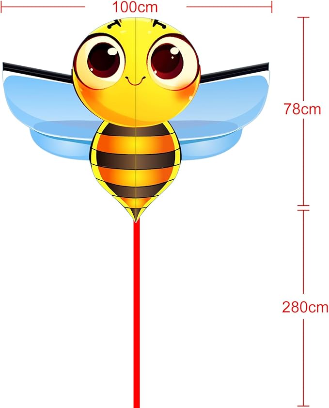 HENGDA KITE Animals Kite for Kids Beginners and Adults Cute Design High Definition Printing Easy to