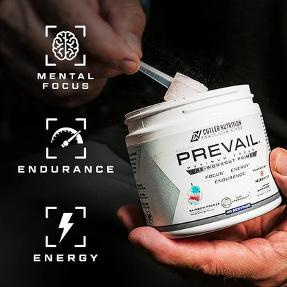 Prevail Pre Workout Powder with Nootropics: Pre Workout for Men and Women, Cutting Edge Energy and