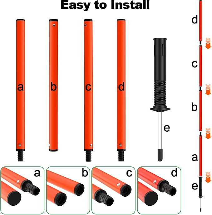 24Pcs Soccer Agility Training Equipment Set Ultimate Agility Poles Cones Ladder More for Quick