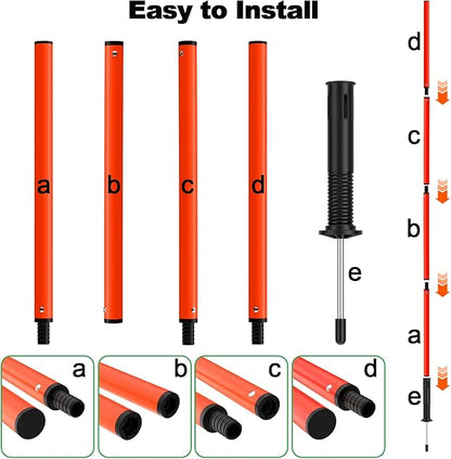 24Pcs Soccer Agility Training Equipment Set Ultimate Agility Poles Cones Ladder More for Quick