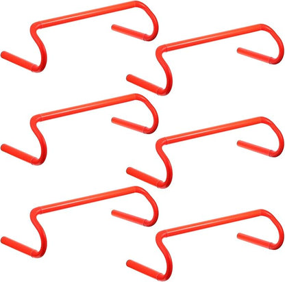 6 Pack Agility Speed Training Hurdles- 6" Detachable Agility Training Hurdles- Sports Practice