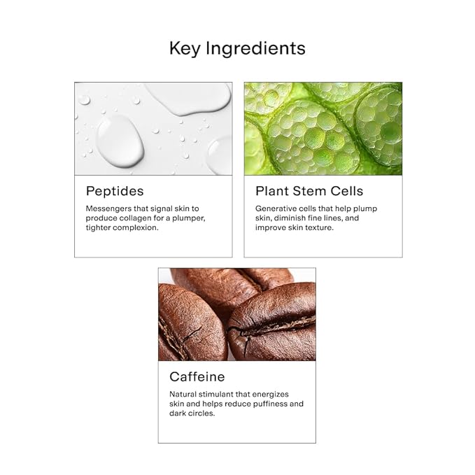 CLEARSTEM - BRIGHTEYES - Eye Gel - Nourishing Eye Cream - Lip Renewal - Cooling Gel - Stem Cells