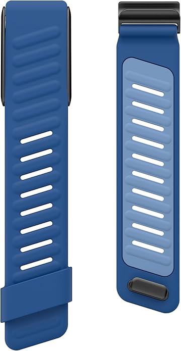 Comfort Durable Silicone Wristband Compatible with WHOOP 4.0 Band, Soft Silicone Sports Loop Strap