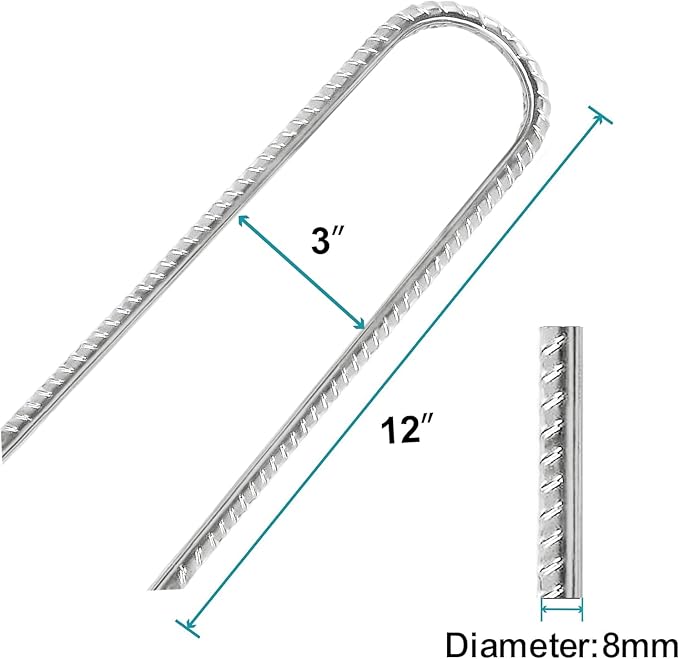 Eurmax USA Strong Trampoline Anchor Stake High Wind, Ground Anchors Heavy Duty, Tent