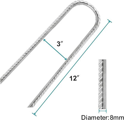 Eurmax USA Strong Trampoline Anchor Stake High Wind, Ground Anchors Heavy Duty, Tent