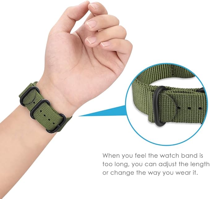 FINTIE Bands Compatible with Fitbit Versa 2/1 / Lite Edition, Soft Nylon Replacement Strap