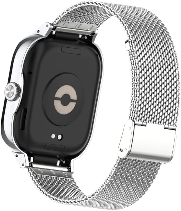 HOPMC Adjustable and Comfortable With Redmi Watch 4 Strap Metal Case 22mm Stainless Steel Mesh