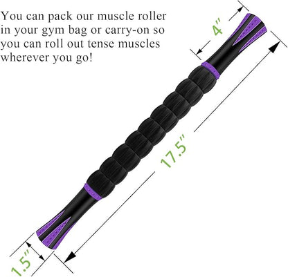 Muscle Roller, Massage Roller Stick for Athletes, Help Reducing Muscle Soreness Cramping Tightness