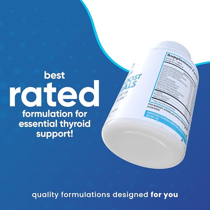 NuEthix Formulations Thyro-Boost Essentials, Non-Glandular Support to Assist with Optimal Thyroid