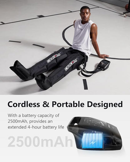 CINCOM Cordless Leg Recovery System with Dynamic Compression Massage Technology - 3 Different Sizes