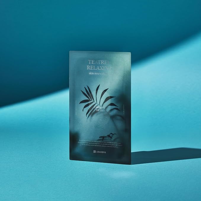 LEADERS Teatree Relaxing Skin Renewal Mask ??Soothes & Calms Sensitive, Acne-Prone Skin ??Controls
