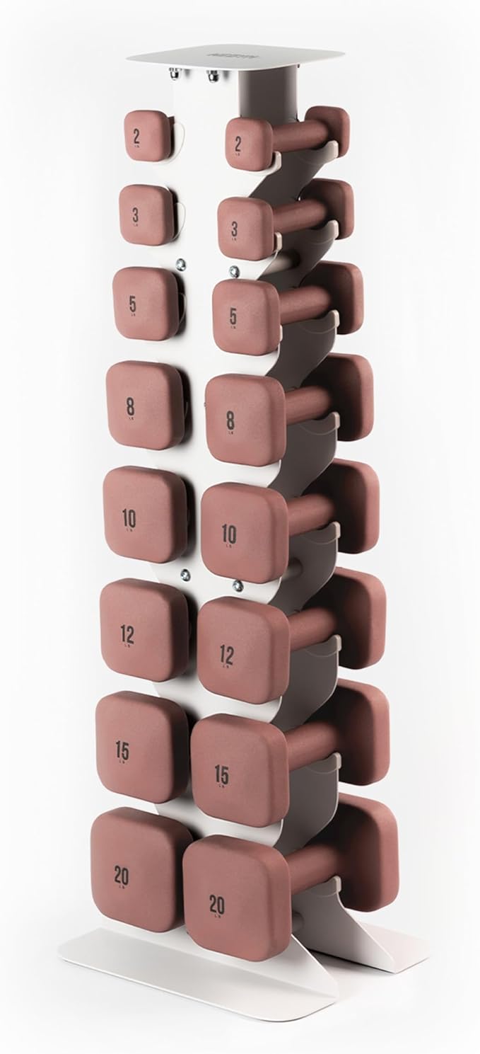 SafeGrip Dumbbells, Anti-Slip, Anti-Roll, Thick Handles, Free Weights, Square Dumbbells for Secure