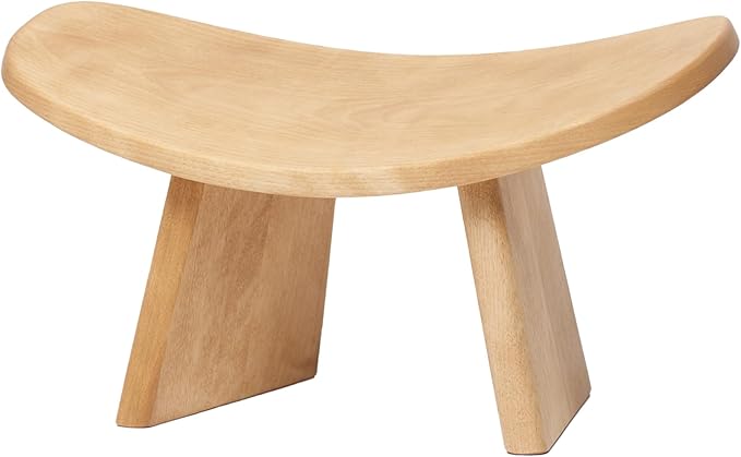 Meditation Bench IKUKO Original, Portable Version with Bag, Locally Handmade Wooden Kneeling
