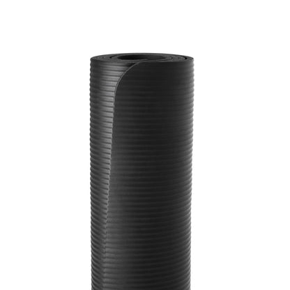 Amazon Basics 1/2 Inch Extra Thick Exercise Yoga Mat with Carrying Strap for Home Workouts and