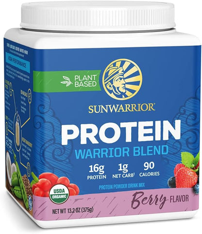 Vegan Protein Powder with BCAA | Organic Hemp Seed Protein Gluten Free Non-GMO Dairy Free Soy Sugar