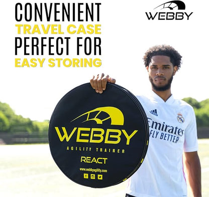 Webby Agility Trainer – Circle Speed and Agility Ladder for High Intensity Reactive Footwork Drills