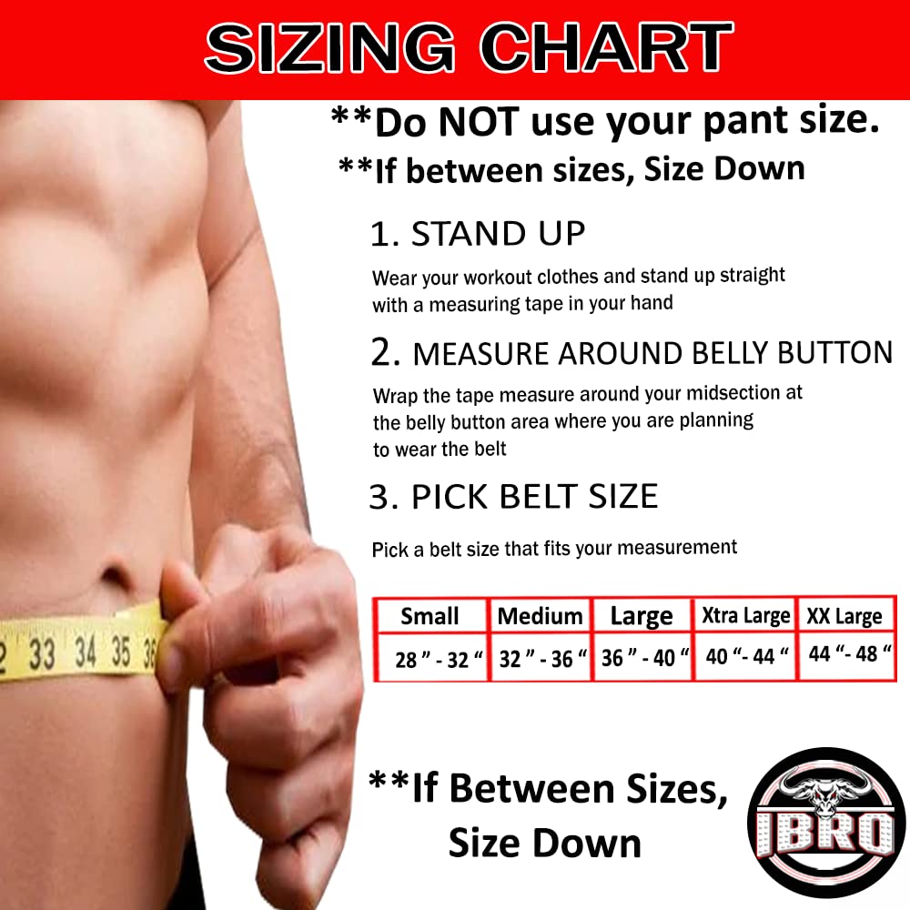 IBRO Powerlifting Lever Gym Belt – Power 10MM Extreme Heavy Duty Genuine Leather Belts - Squats