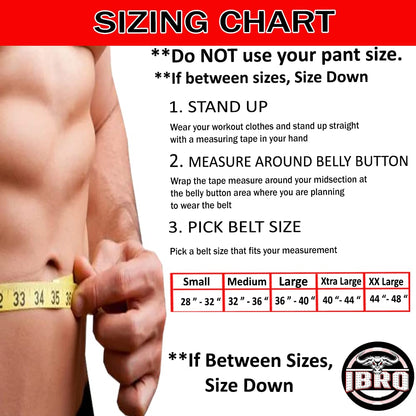 IBRO Powerlifting Lever Gym Belt – Power 10MM Extreme Heavy Duty Genuine Leather Belts - Squats