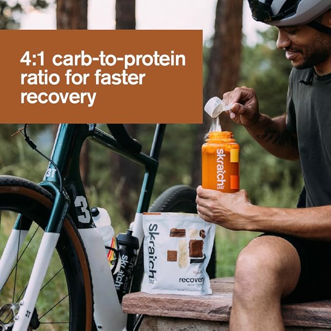 Skratch Labs Post Workout Recovery Drink Mix with Horchata, (21.2 oz, 12 Servings) with Complete