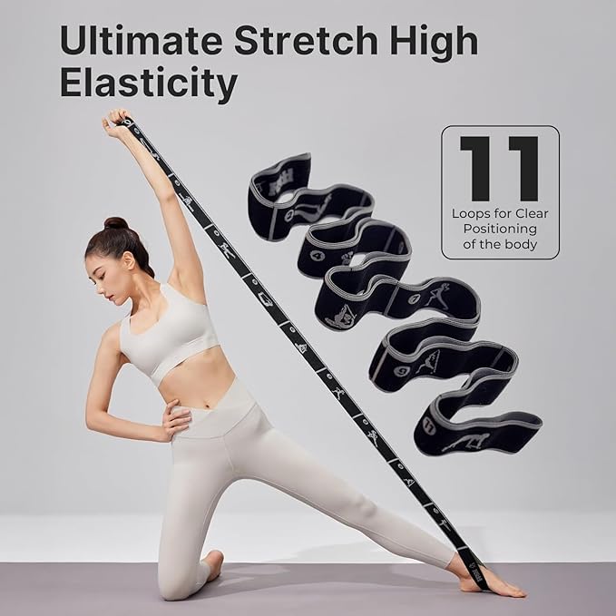 Home Suspension Training Kit & Workout Gloves – Fabric Resistance Band, Kinesiology Tape
