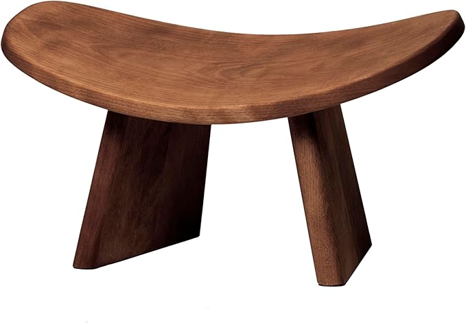 Meditation Bench IKUKO Original, Portable Version with Bag, Locally Handmade Wooden Kneeling