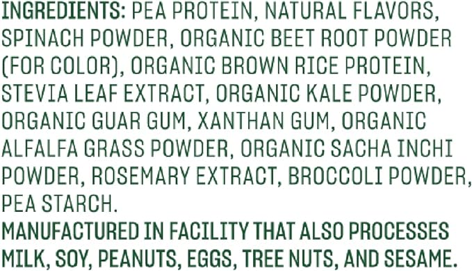 Vega Protein and Greens Protein Powder, Berry - 20g Plant Based Protein Plus Veggies, Vegan, Non