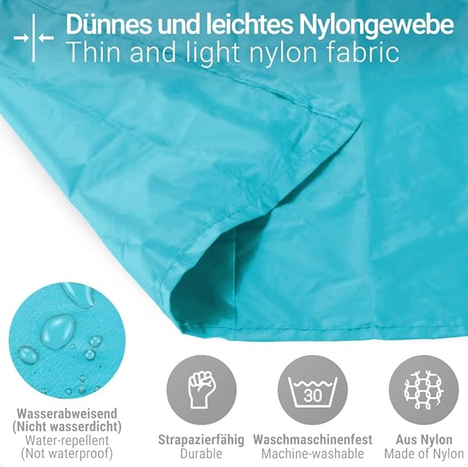 Pocket Picnic Blanket for 1 Persons, 43.3x27.56″ Sand Free Beach Blanket, SandProof Waterproof