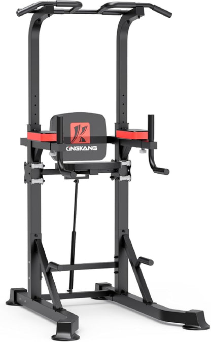 K KiNGKANG Power Tower Dip Station, Multi-Function Assistive Trainer Pull Up for Home Gym Muscle