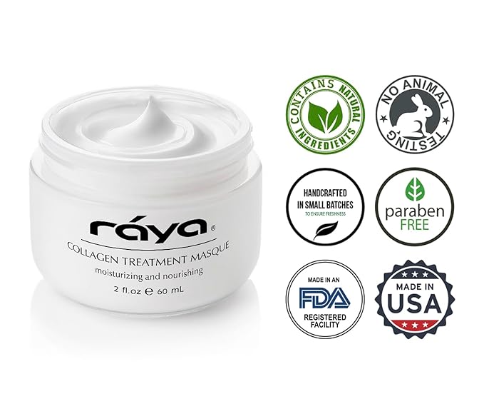 Raya Collagen Treatment Masque (604) | Nourishing Facial Treatment Mask for Combination, Dry