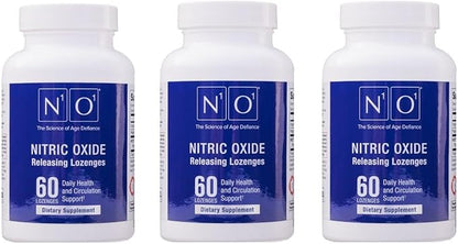 Nitric Oxide Lozenges for Heart Health Support - Dietary Supplement for Blood Flow, Oxygenation and