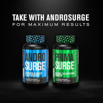 Jacked Factory Testosterone Booster for Men PRIMASURGE - w/Tongkat Ali, PrimaVie, Ashwagandha