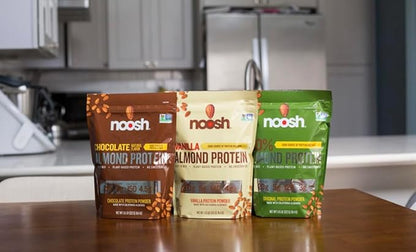 NOOSH Plant Based Almond Protein Powder Chocolate 43 Gram - Vegan Protein Powder, All Natural