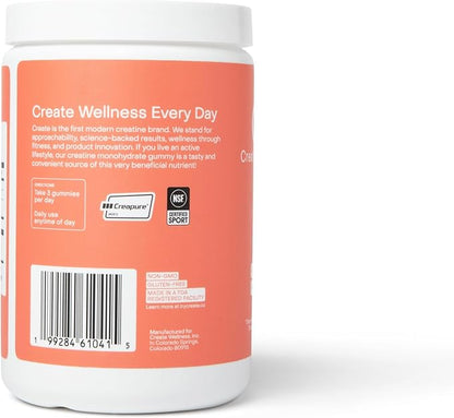 Create Creatine Monohydrate Gummies for Men & Women | 1.5g Creatine per Gummy for Muscle Strength