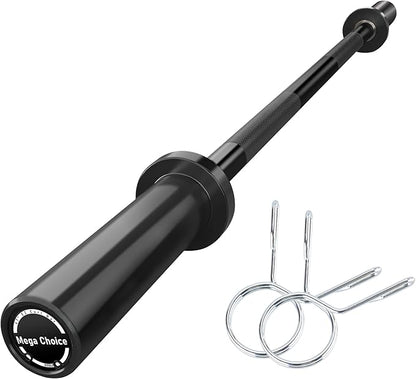 Barbell Bar for Weightlifting - 7FT Heavy Duty (1500LB/700LB), 4FT Short (500LB), 47" EZ Curl Bar