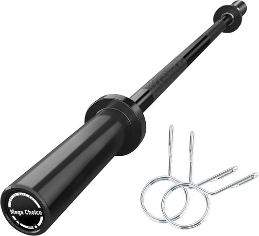 Barbell Bar for Weightlifting - 7FT Heavy Duty (1500LB/700LB), 4FT Short (500LB), 47" EZ Curl Bar