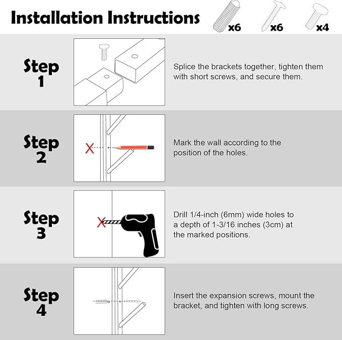 Skateboard Rack Wall Mount ??Skateboard Wall Hanger, Snowboard Display Wall Mount, Ski Holder |