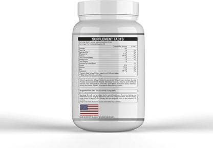 Warfare 2 lbs Advanced Whey Protein Blend 22g Protein per Serving Amazing Flavors (2 lbs, Chocolate