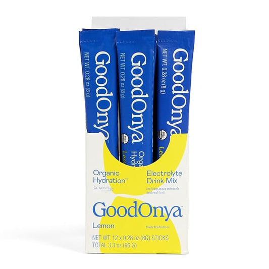 Organic Hydration Electrolyte Drink Mix, Certified Organic Hydration Powder, Non-GMO, Biochecked