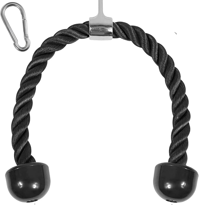 Yes4All Tricep Press Down Cable Machine Attachment Set, LAT Pulldown Attachment, Cable Machine