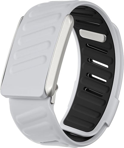 Comfort Durable Silicone Wristband Compatible with WHOOP 4.0 Band, Soft Silicone Sports Loop Strap