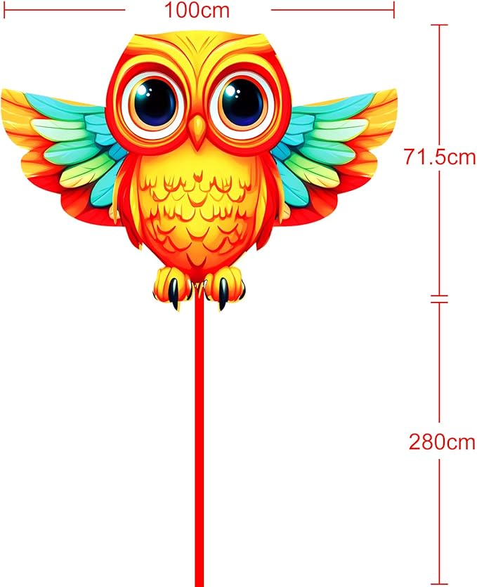 HENGDA KITE Animals Kite for Kids Beginners and Adults Cute Design High Definition Printing Easy to