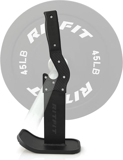 RITFIT Deadlift Jack/Barbell Jack Unload 660LB Barbell Stand With Non-slip Handle and Base, Perfect