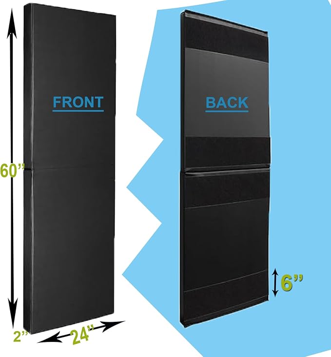 Basketball Wall Panels, 2" Thick Wall Pads for Gym, Gym Wall Padding with Waterproof Leather, Anti