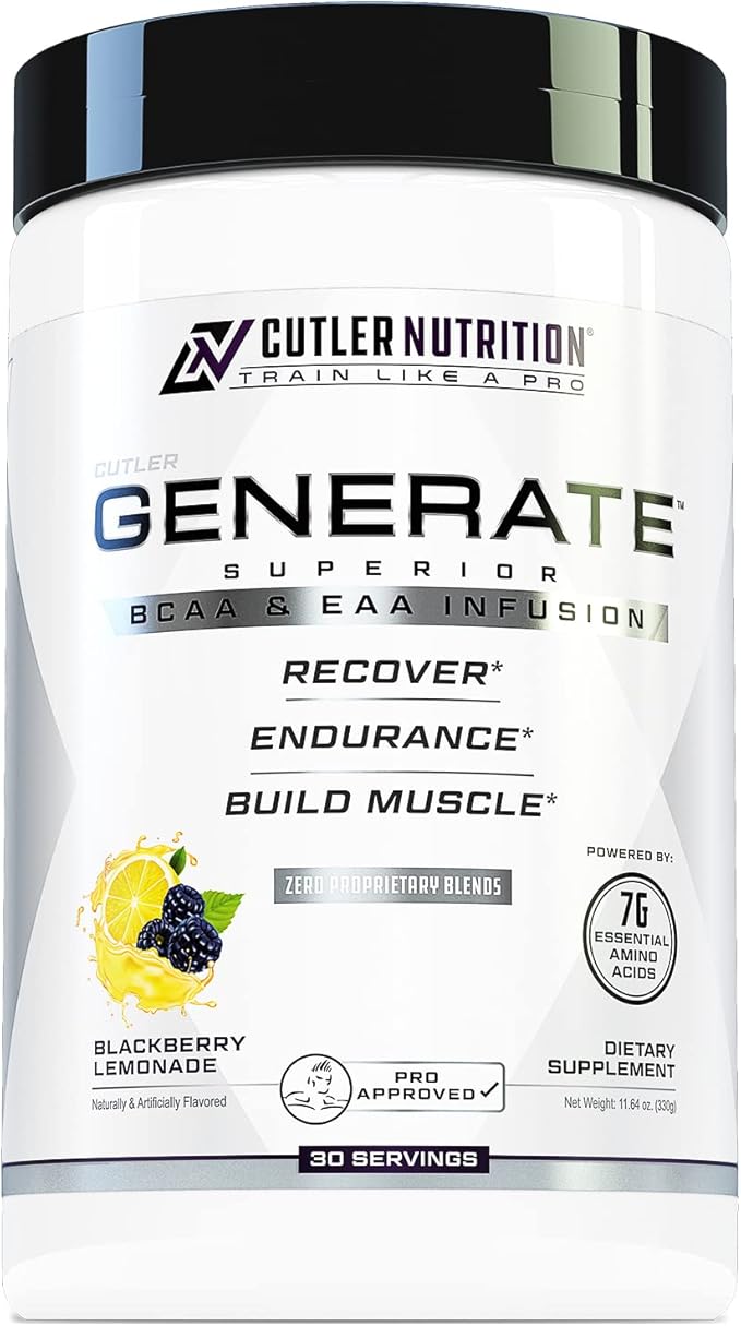 Generate EAA and BCAA Powder: Best Post Workout Recovery Drink and Branched Chain Amino Acids
