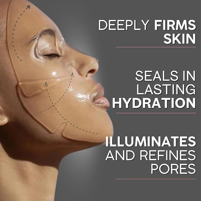 Pro-Collagen Hydrating Collagen Face Mask for Women & Men | Face Masks Skincare | Mascarillas
