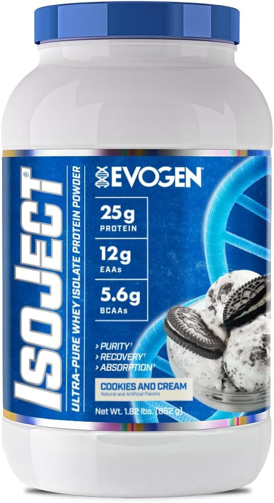 Evogen Isoject - Whey Protein Isolate | Ultra-Pure Whey Protein Powder with Ignitor Enzymes, BCAAs