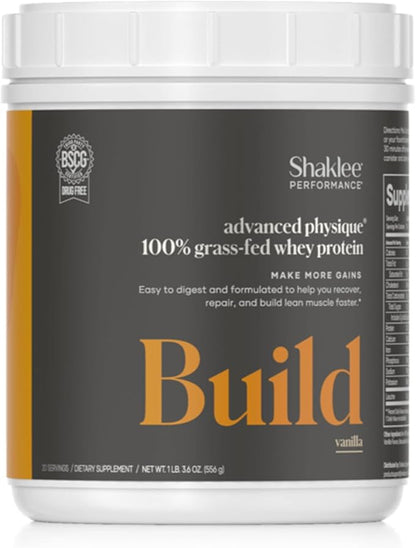 Shaklee - Performance® Advanced Physique® 100% Grass-Fed Whey Protein: Fast-Absorbing Formula - 20g