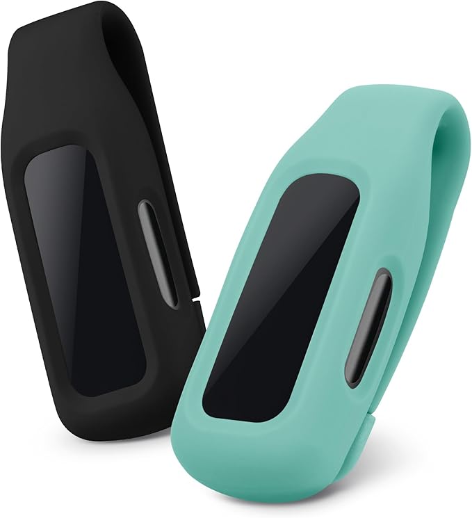 kwmobile 2X Clip Holders Compatible with Fitbit Inspire 3 / Inspire 2 / Ace 3 - Clip-On Holder