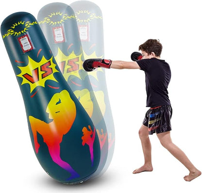 Punching Bag for Kids, Free Standing Boxing Bag for Bounce Back Focus Punching Bag for Practicing
